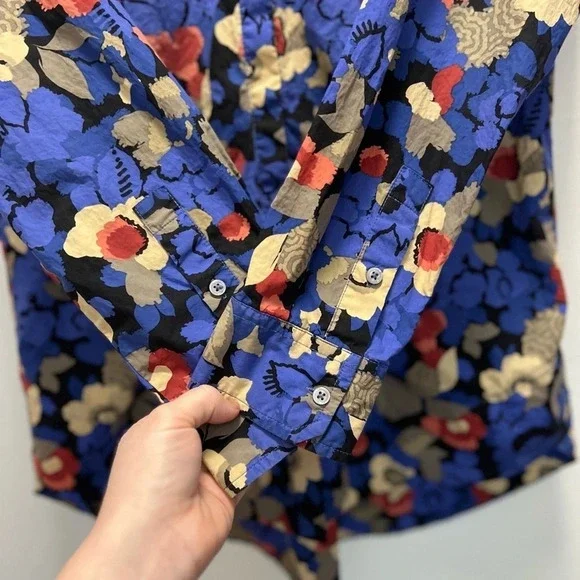 Tyler Boe 100% Cotton Button Up Top - Picture 4 of 7